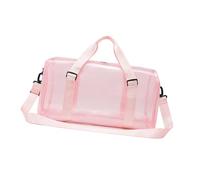 Waterproof PVC Sports Duffle Bag with Spacious Interior Crossbody Bags for Travel Gym and Commuting Fashionable Water Resistant PVC Duffle Bag for Commuting