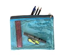 Waterproof PVC Twin Pockets Zipper Closure Wash Bags - Available in 3 Sizes (Medium (19 x 24 cm))