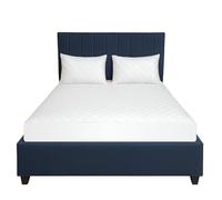 Waterproof Quilted Mattress Protector Superking | OEKO-TEX Certified Microfiber Mattress Cover | 30cm Extra Deep Breathable & Noiseless Mattress Pad | All-Round Elastic Mattress Cover