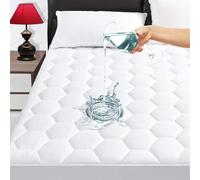 Waterproof Quilted Microfibre Mattress Protector Non Allergenic Fully Fitted (Single)