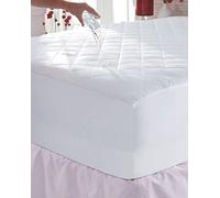 Waterproof Quilted Polycotton Mattress Protector Topper Fitted Wet Sheet Bed Cover Anti Allergy Washable Cot, Bunk, Single, Double, Small Double, King, Super King, Pillow Protector (Single)