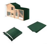 Waterproof Rabbit Hutch Cover for 48 Inch Double Decker - Heavy Duty Oxford Cloth with Clear Window and Triangular Roof - Outdoor Bunny Cage Protection 180x52x86cm(180 * 52 * 86cm)