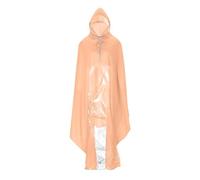 Waterproof Rain Poncho For Bike Bicycle Cycling, Large Wind Proof Scooter Cape Raincoat Reusable Made By Clear Pvc Full Protection From Rain