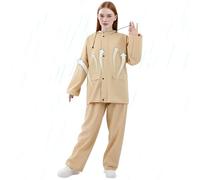 Waterproof Rain Suit - Protective Waterproof Rain Coats,Lightweight Jackets Pants Coveralls Reusable Design for Hiking Fishing Camping Backpacking Riding Work