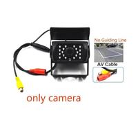 Waterproof Rear View Camera Parking CCD HD Rear View Camera For Truck Trailer Pickups RV Backup Heavy Duty 18 LED IR Night Vision Waterproof Vehicle(Noline AV)