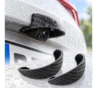 Waterproof Rear View Camera Rain Shield Cover, Back Up Camera Rain Shield | Curved PVC Rain Shield for Automotive Backup Cameras, Reduce Direct Rainfall on the Camera Lens, Maintaining a Clear View