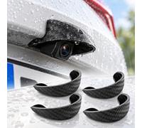 Waterproof Rear View Camera Rain Shield Cover, Back Up Camera Rain Shield | Curved PVC Rain Shield for Automotive Backup Cameras, Reduce Direct Rainfall on the Camera Lens, Maintaining a Clear View