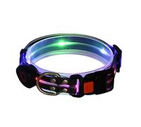 Waterproof Rechargeable Dog Collar - Dog Collar, Night Light Dog Collar, USB Rechargeable Weatherproof Dog Lights for Walking