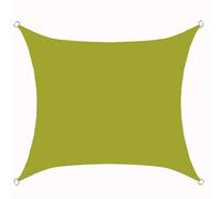 Waterproof Rectangle Sun Shade Sail with Grommets 4x5m UV Protection Canopy for Balcony Patio Camping Wind ResistantOutdoor Shade Net (Green)