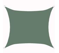 Waterproof Rectangle Sun Shade Sail with Grommets 4x5m UV Protection Wind Resistant Heavy-Duty Canopy for Balcony Patio Camping Dark Green 2m/3m/4m Options