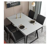 Waterproof Rectangular Faux Leather Tablecloth - Washable Stain-Resistant Dining Cover Custom Size for Outdoor & Indoor Use (100x100cm Light Gray)