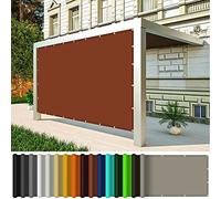 Waterproof Rectangular Shade Sail 1.4x2.4m - Outdoor Sun Shade for Patio, Garden, Deck | Rust Red Awning for Terrace & Backyard | UV Protection & Easy Installation