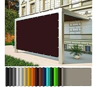 Waterproof Rectangular Shade Sail 1.4x2.8m UV Protection Canopy for Outdoor Patio, Garden, Camping, Decks & Backyards - Wine Red Sunshade for Ultimate Sun Protection