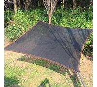 Waterproof Rectangular Shade Sail 2x2m - Protection Sunshade Canopy for Outdoor Pergola Heat-Resistant Garden Cover Black 6x7m Ideal for Patios & Decks