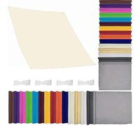 Waterproof Rectangular Sun Shade Sail 2.5 x 7m, UV Resistant, Weatherproof for Balcony & Patio, Colors, Includes Cord, Warm White