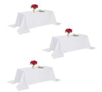 Waterproof Rectangular Tablecloth 140 x 260 cm Dustproof Easy to Clean Perfect for Weddings and Events HighQuality Material Elegant Design