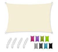 Waterproof Recu e Sail 1.6x1.6M UV Protect Garden Canopy Various Sizes & Colors PES Polyester for Outdoor Patio & Balcony Sune