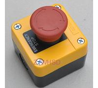 Waterproof Red Sign Emergency Stop Push Button Switch 660V 10A Normally Closed [HRUS]