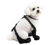 Waterproof Reflective Dog Suspenders Boot for Small/Mediums Dogs Paws Protectors Antislip Pet Shoes Leggings for Outdoor Paws Protectors
