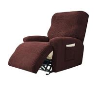 Waterproof Relaxsofa Cover Lazy Chair Slipcover Solid Color Cushion Cover for 1/2/3/4 Seater Sofa Leaf Pattern & Stylish Furniture Protector