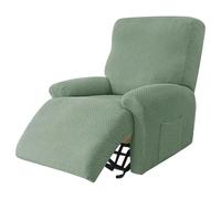 Waterproof Relaxsofa Cover Lazy Chair Slipcover Solid Color Cushion Protector for 1/2/3/4 Seater Sofa Leaf Pattern and Easy to Clean