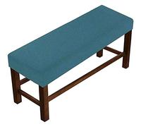 Waterproof Removable Dining Bench Cover, Elastic Slipcover for 130-150cm Benches, Stretch Polyester Spandex, Washable Protective Furniture Cover