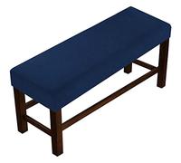 Waterproof Removable Dining Bench Cover, Elastic Slipcover for 130-150cm Benches, Washable Polyester Spandex Stretch, Furniture Protector, G