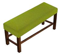 Waterproof Removable Dining Bench Cover, Elastic Stretch Slipcover for 130-150cm Benches, Washable Polyester Spandex Furniture Protector, M Size