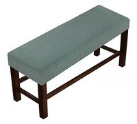 Waterproof Removable Dining Bench Cover, Elastic Stretch Slipcover for 130-150cm Benches, Washable Polyester Spandex Protector, & Stylish Furniture Cover