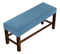 Waterproof Removable Dining Bench Cover, Elastic Stretch Slipcover, Washable Polyester Spandex for 90-120cm Benches - Stylish & Protection