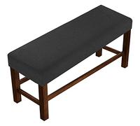 Waterproof Removable Dining Bench Cover, Stretch Slipcover for Chairs, Elastic Polyester Spandex, Washable, Fits 60-85cm Benches, K Style