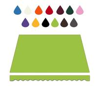 Waterproof Replacement Awning Fabric Multi-Color Light Green Sunshade for Balcony Awnings Shade Cover (250 x 200 cm) Fits 200-600 cm Awnings Outdoor Protection