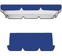 Waterproof Replacement Canopy for 2/3 Seat Patio Swing Durable Outdoor Swing Cover UV Protection Awning for Garden Lawn and Deck Essential for Hollywood Swing.