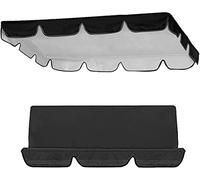 Waterproof Replacement Canopy for 2/3Seater Hollywood Swing Outdoor Swing Cover Set Sunshade for Garden Patio and Lawn Protection Durable WeatherResistant Awning.