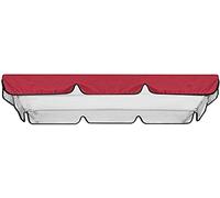 Waterproof Replacement Canopy for 2/3Seater Patio Swing Outdoor Swing Cover Set Sunshade for Garden Deck and Lawn Durable Awning for Hollywood Swing Chair