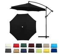 Waterproof Replacement Canopy for 6/8 Arm Patio UmbrellaParasol Cover Outdoor Garden CanopyCover for Terrace Sunshade Replacement Cover