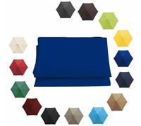 Waterproof Replacement Canopy for 8.8FT & 9.8FT Umbrellas UV50+ Outdoor Patio Shade Cloth Durable Weather-Resistant Fabric 6/8 Ribs Parasol Cover