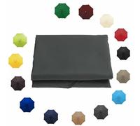 Waterproof Replacement Canopy for 8.8FT & 9.8FT Umbrellas UV50+ Outdoor Patio Shade Cloth Durable Weather-Resistant Fabric 6/8 Ribs Parasol Cover