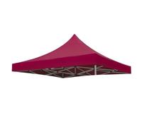 Waterproof Replacement Canopy for Garden Pavilion - Sun Protection Oxford Fabric Tear-Resistant Rain-Resistant Storm-Proof for Camping Market (Top Only Deep Red 2x2m)