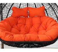 Waterproof Replacement Cushs for 2 Person Hammock Swing - Double Seat Egg Outdoor Patio Cush (150x110cm 59x43in) - table