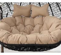 Waterproof Replacement Cushs for 2 Person Hammock Swing Double Sized Egg Chair Pillow 150x110cm (59x43in) Outdoor Seating Cush for Ultimate t & Sle