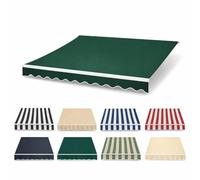 Waterproof Replacement Fabric 230x250cm for Patio Garden Aws Durable Green Polyester Sunshade Fits 200500cm Frames Outdoor Shade Solution