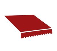 Waterproof Replacement Fabric for Retractable nings - Catible with 3x2.5m, 4.5x2.5m, 2.5x3.0m, 4x3.0m nings (N) - Red, 3.5x3.0m Size