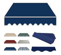 Waterproof Replacement r for 3x2m 3x2.5m 4x5m Patio Aws Fabric Fits 3.5x2m/12x6.5ft Retractable Sun Shade