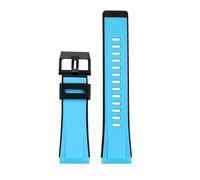 Waterproof Resin Silicone Strap Compatible With Casio GA-2000/2200/2300 PRG-600 PRW-6600 PRG-650 Series Rubber Men's Watchband(Sky blue)
