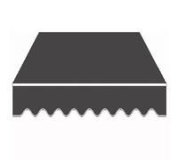 Waterproof Retractable Awning Fabric 5x2mUV Resistant Replacement Cover for Garden & Shop Skylights Durable Outdoor Canopy Easy Install A01