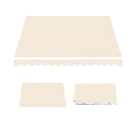 Waterproof Retractable Awning Replacement Fabric Cover 12x10ft Sunshade Shelter for Patio Balcony Outdoor Shop - UV Protection Canvas Canopy
