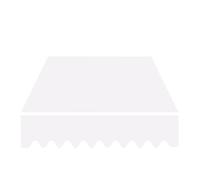 Waterproof Retractable Patio ning Replacement Fabric - Sun Shelter Canopy Cover for Yard Deck & Balcony (Creamy White 8.2x8.2 FT) - Outdoor e Cloth