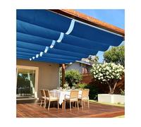 Waterproof Retractable Pergola Awning UV-Resistant Shade Cover for Gardens Patios & Porches 2.5m x 8m (8.2ft x 26.2ft) - Outdoor Sun Protection Solution