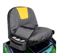 Waterproof Ride Tractor Seat with Drink Side Pocket - 600D Oxford Protective Slip Protection
